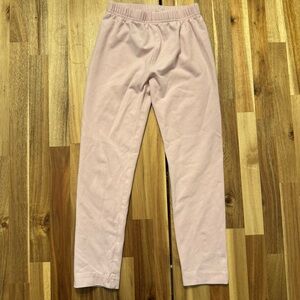 Hanna Andersson Girls Light Pink Cotton Spandex Stretch Leggings Size 110 US 5